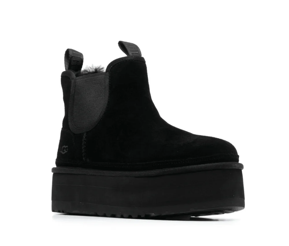 נעלי האג | מגפי האג Neumel Platform Chelsea boots Black - 3