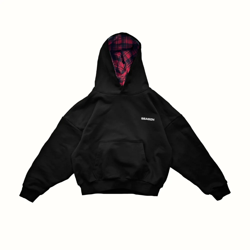 [FLANNEL] Hoodie Black