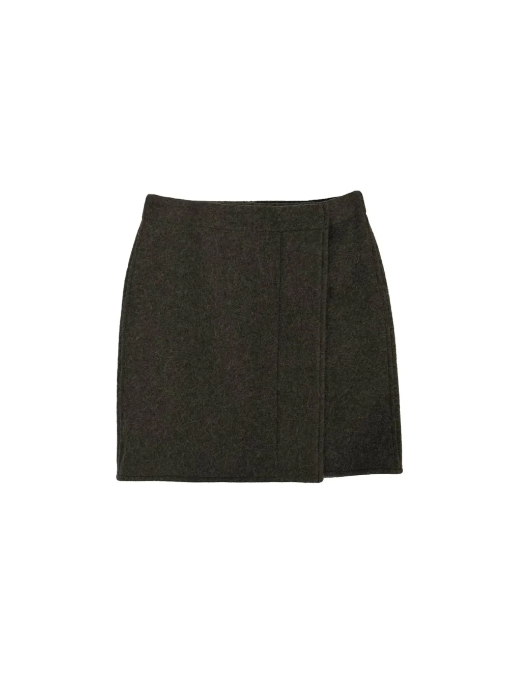 LEMAIRE - Wrapover Skirt - AW25 - GR678 DARK KHAKI