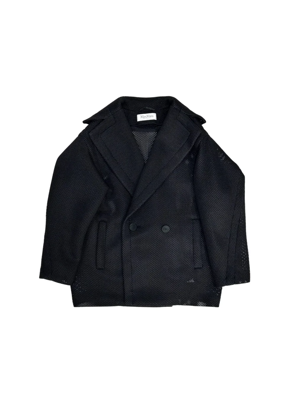 MAXMARA - Diorama Jersey Coat - AW25 - BLACK