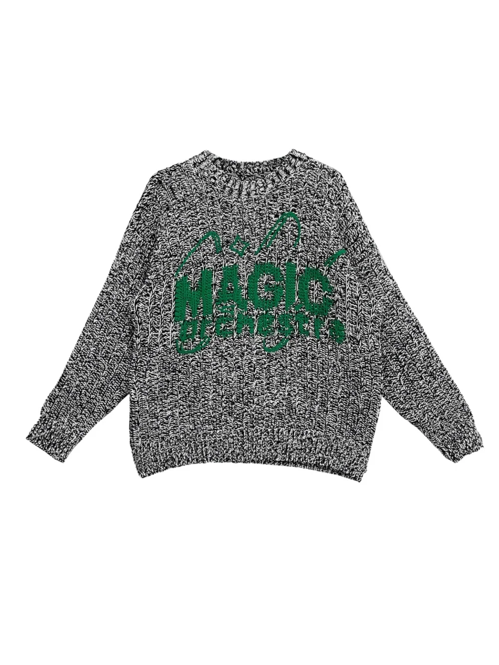 JIL SANDER CN Black Off White Green Jumper Sweaters