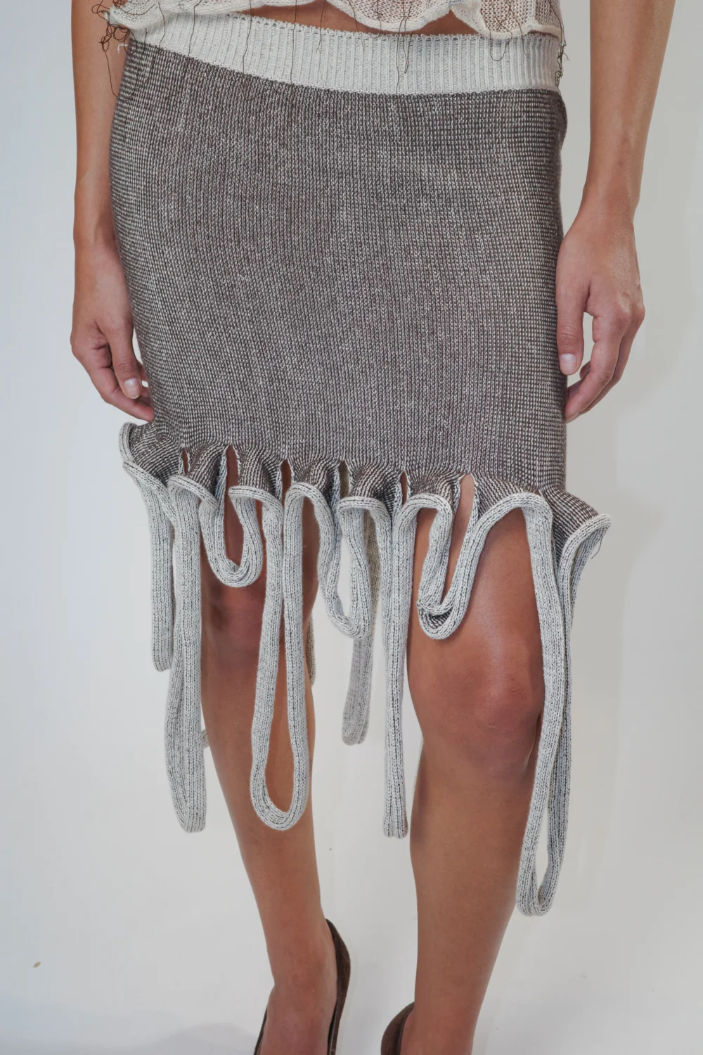 Drops Skirt (Blown/Beige)