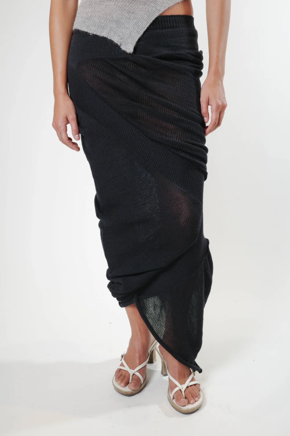 Zig-Zag Maxi Skirt