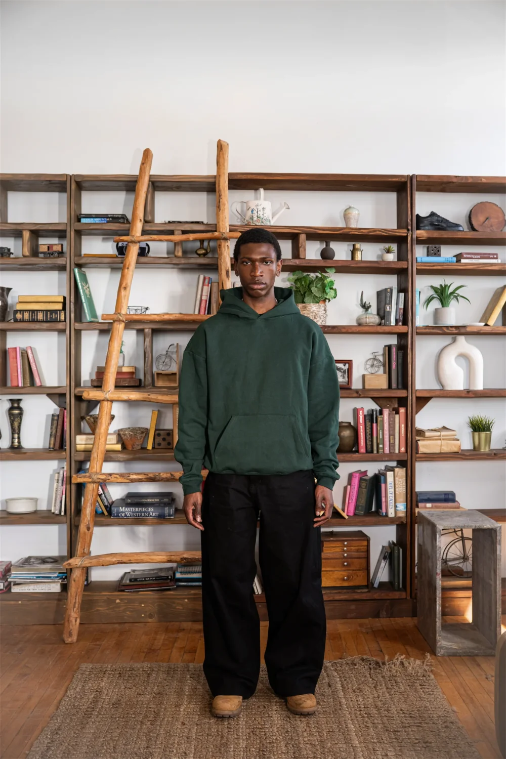 600 GSM 'Pine' Core Hoodie - 3