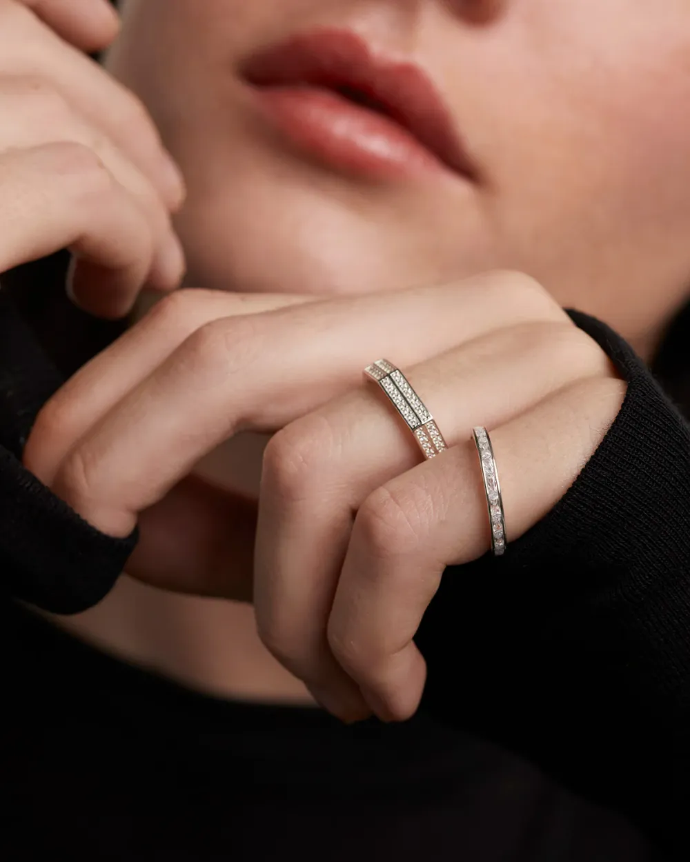 GRID Viena Silver Ring