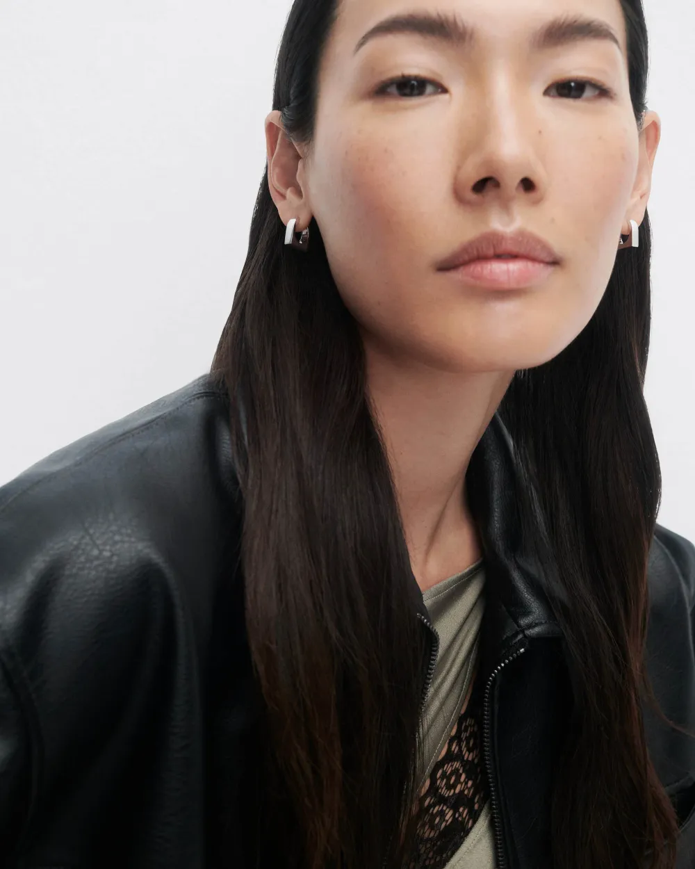 GRID New York Silver Single Hoop