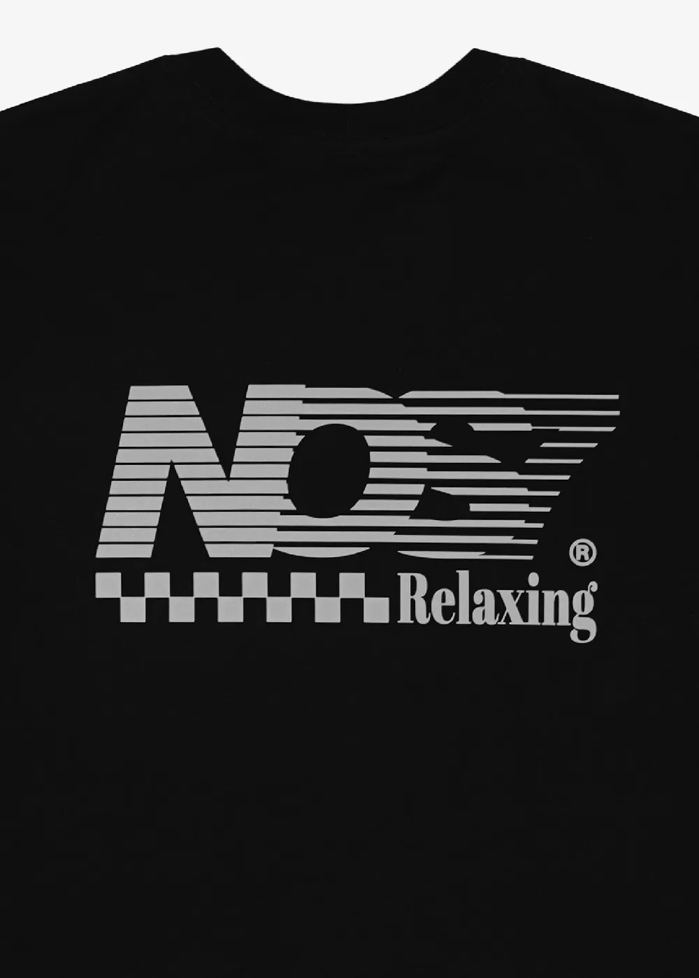 Check Relaxing Long Sleeve - Black - 3