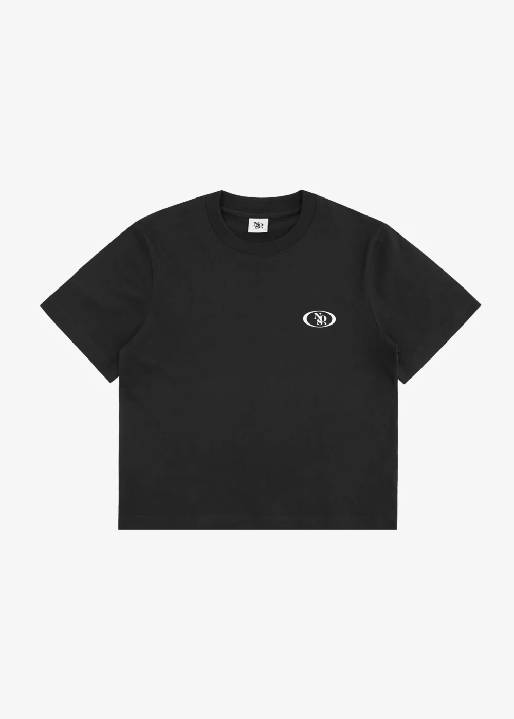 Luna Crop Tee - Black