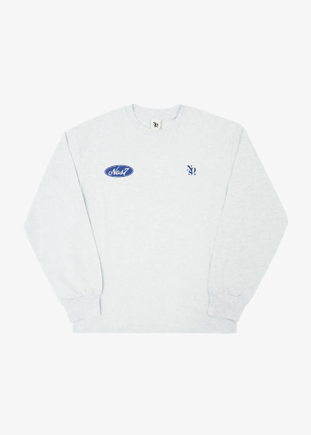 Check Relaxing Long Sleeve - Light Melange - 2