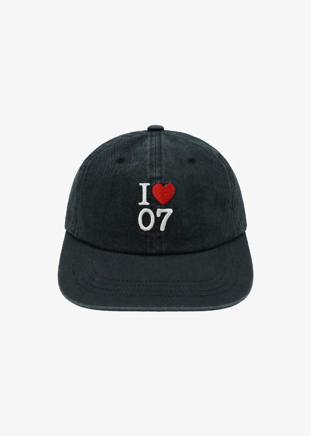 [Shipping Sequentially from June 22nd] I Love Seven Snapback - Washed Navy