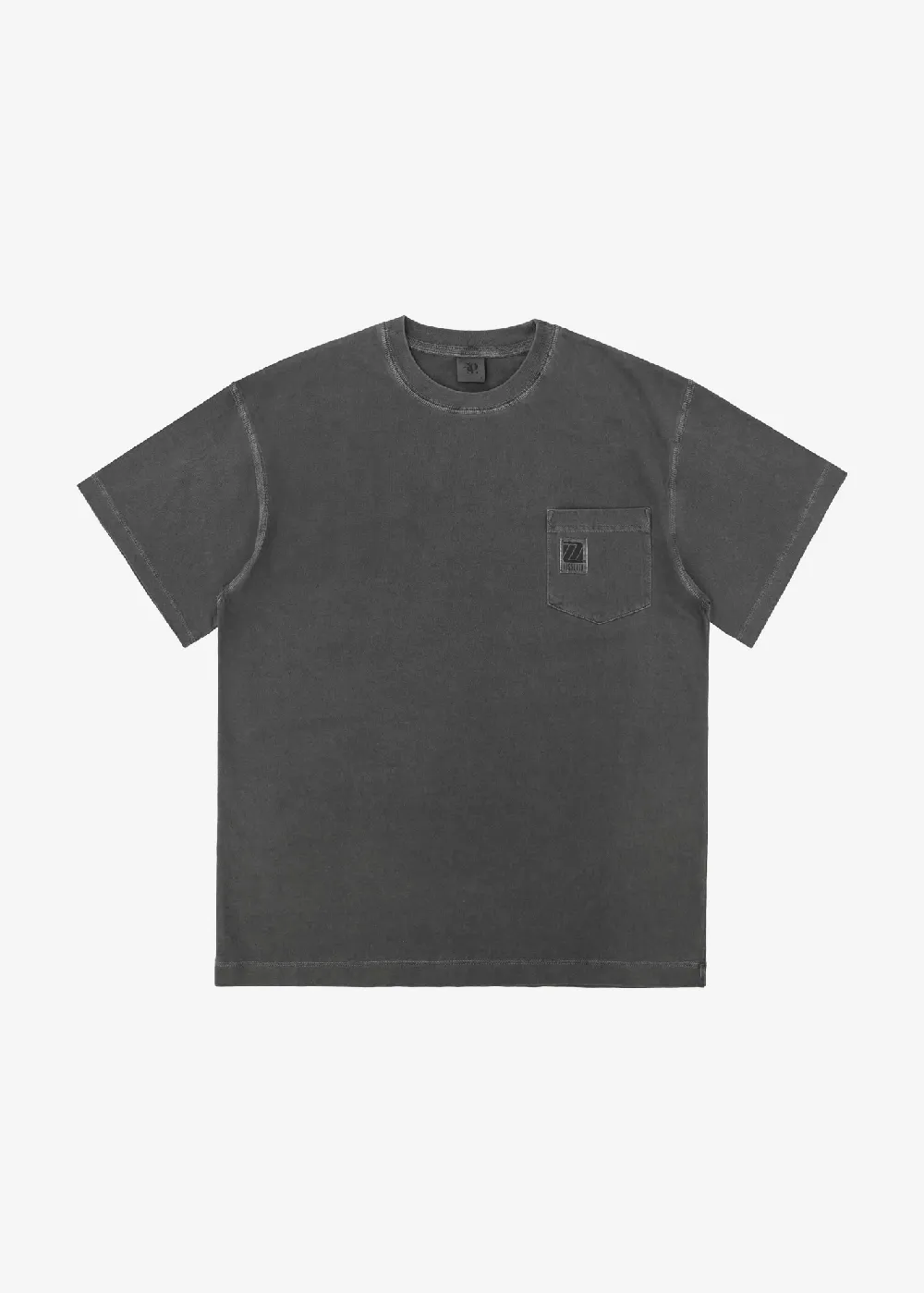 Seven Pocket T-Shirt - Pigment Charcoal