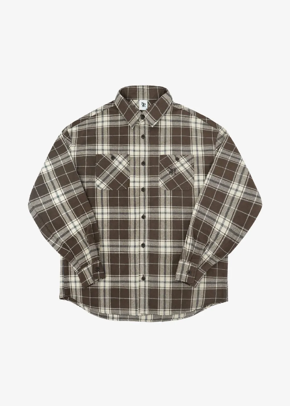 Two-pocket shirt - brown