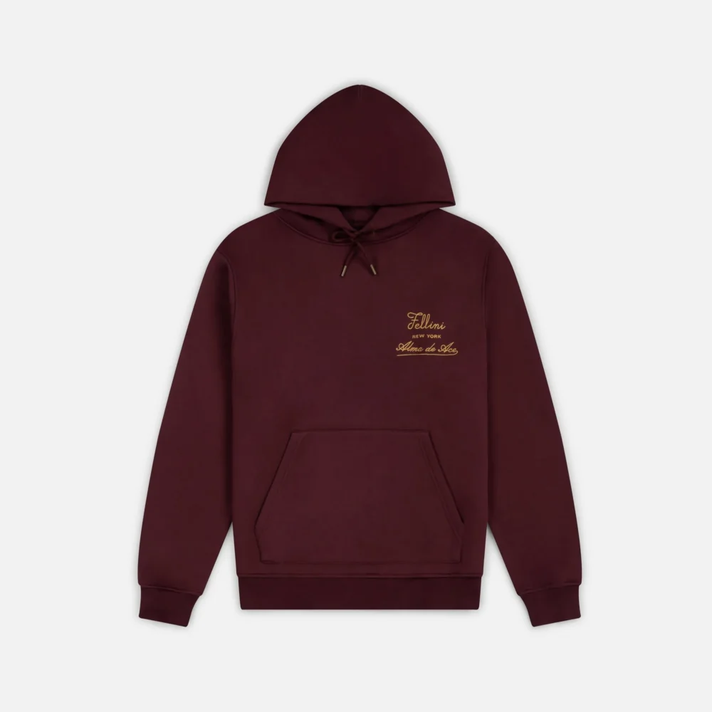 Fellini x Alma de Ace Hoodie | Burgundy