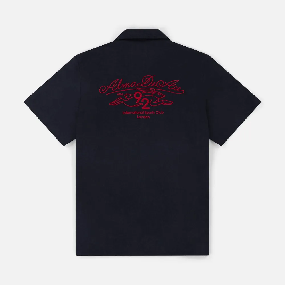 Embroidered Hare Shirt | Dark Navy - 2