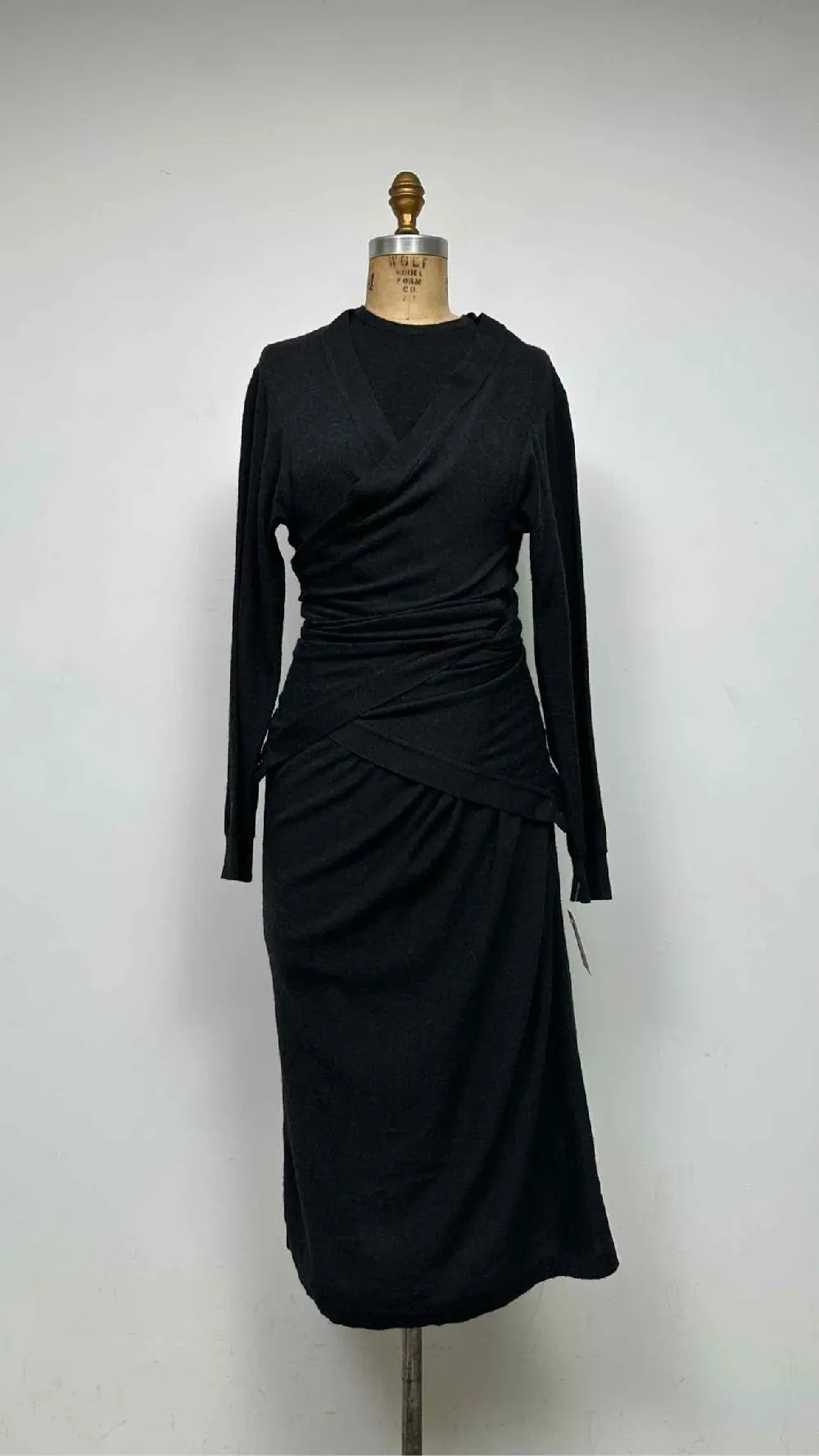 Lemaire L/S Long Knit Wrap Dress