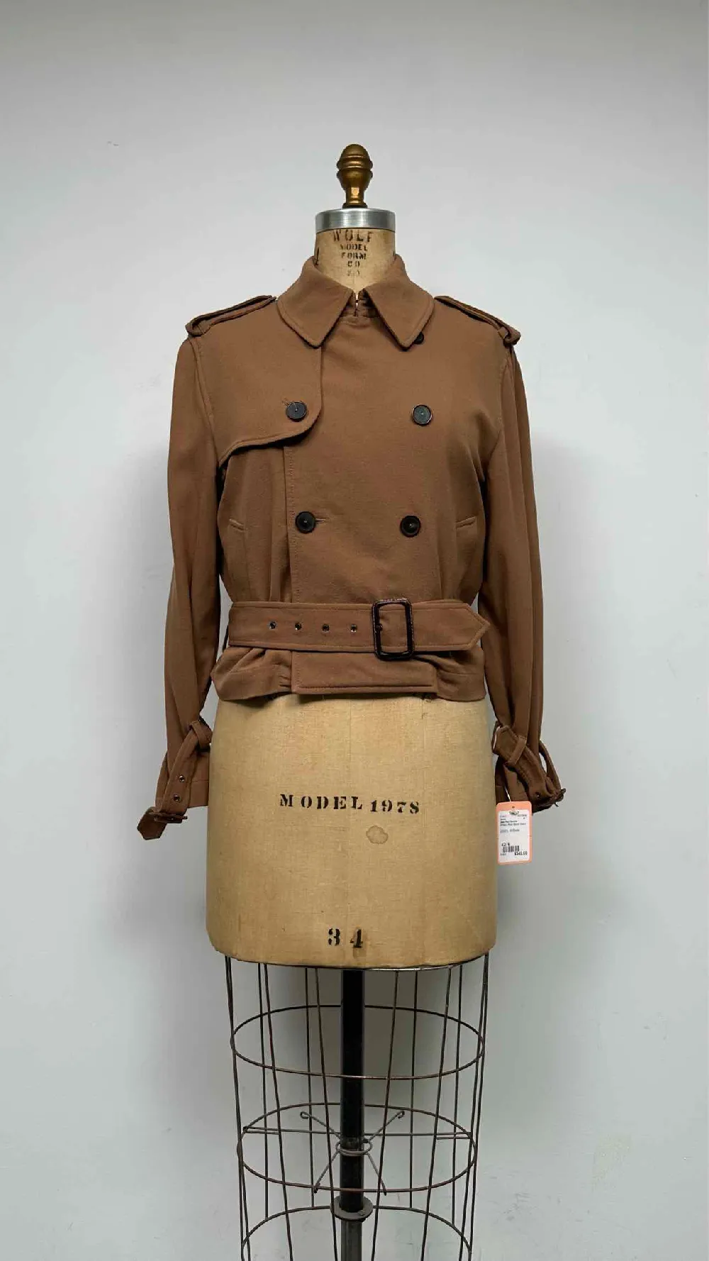 Jean Paul Gaultier Cropped Trench Jacket