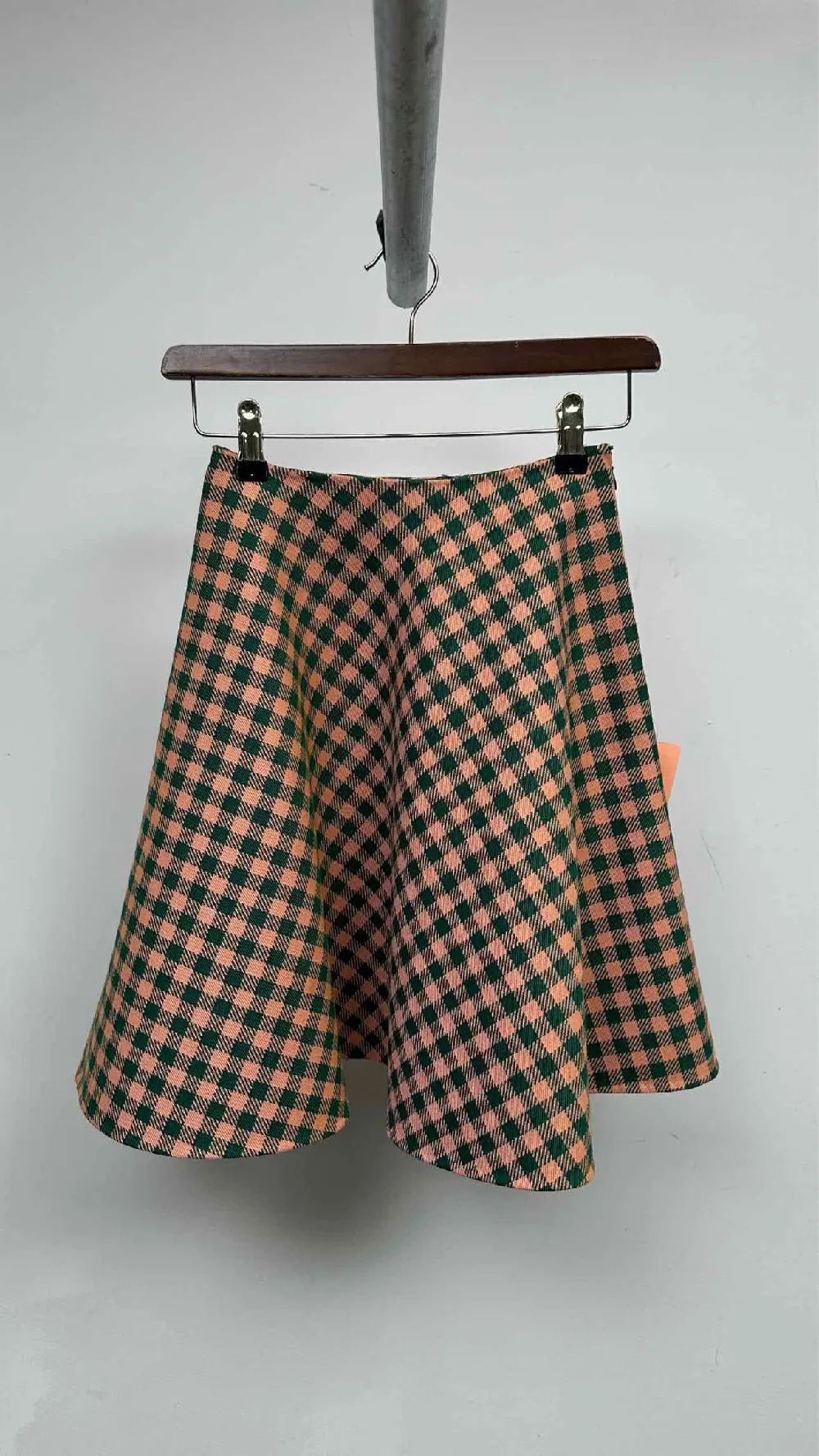 PRADA Gingham-check Skirt