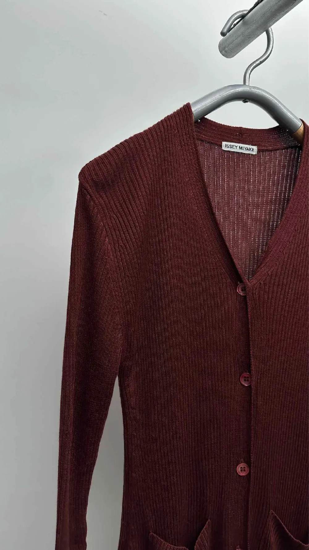 Issey Miyake Rib Cardigan - 4