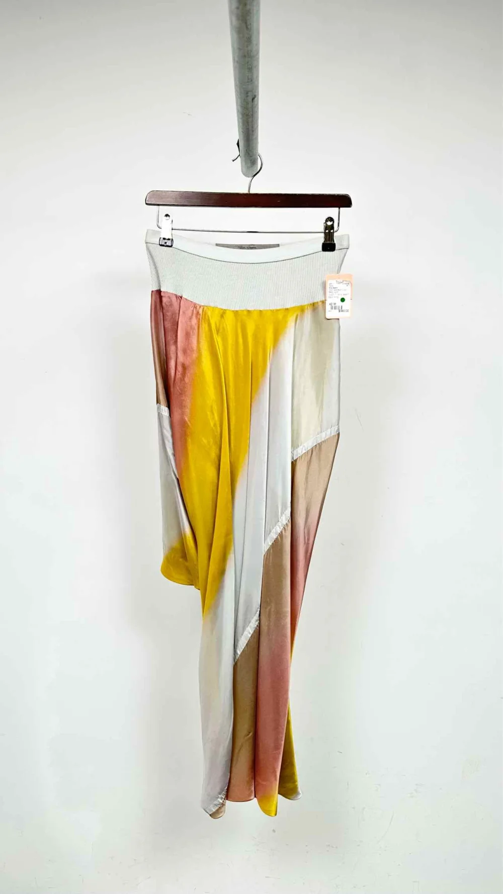 Rick Owens Asymmetrical Front-hanging Satin Easy Shorts