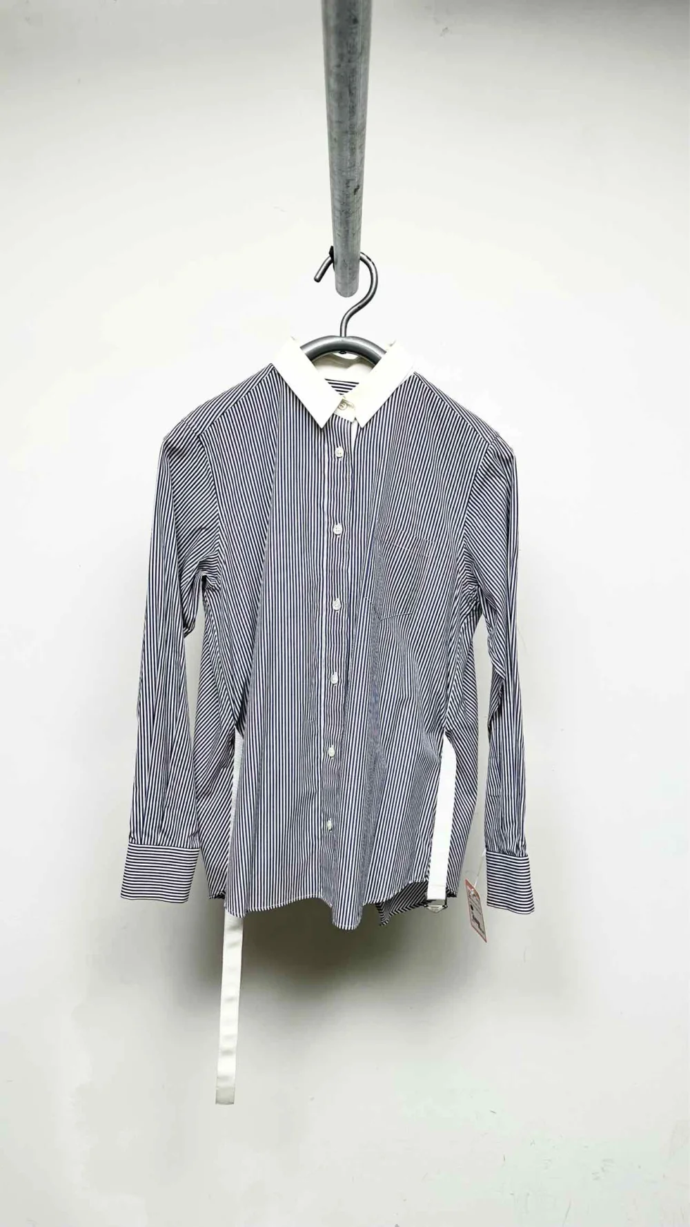 Sacai Waist-buckled Stripe Shirt