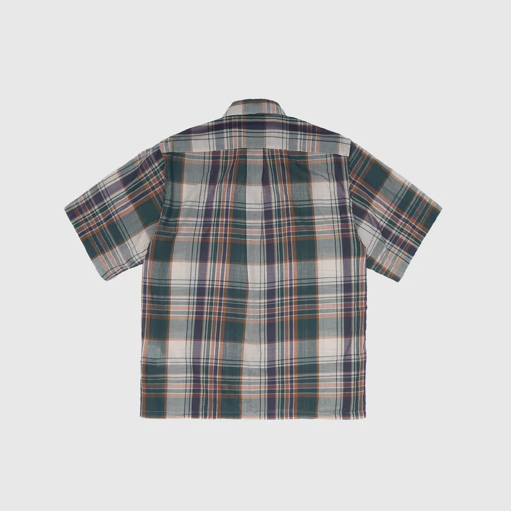 GAUZE PLAID PLAIN S/S SHIRT - 5