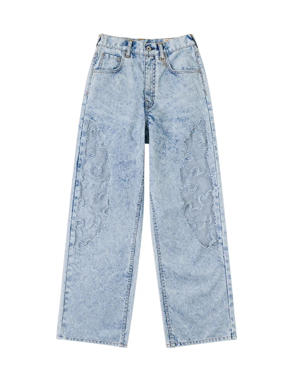 Seagull Cut-out Jeans