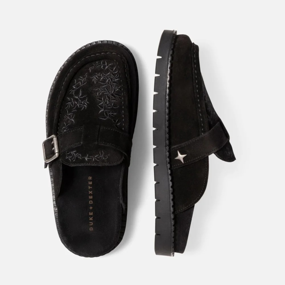 Winston Black Vine Mule - Women's - 5