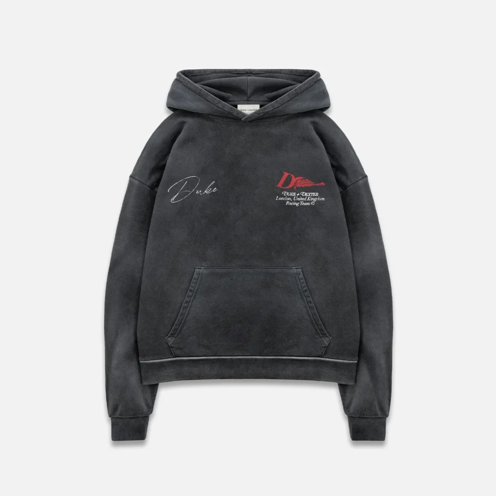 DR1 Helmet Washed Black Hoodie - 3