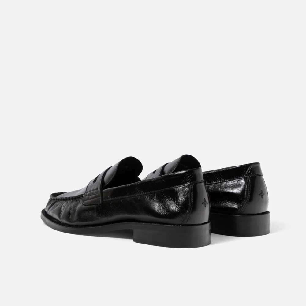 CB Black Ruched Loafer - Women's - 5
