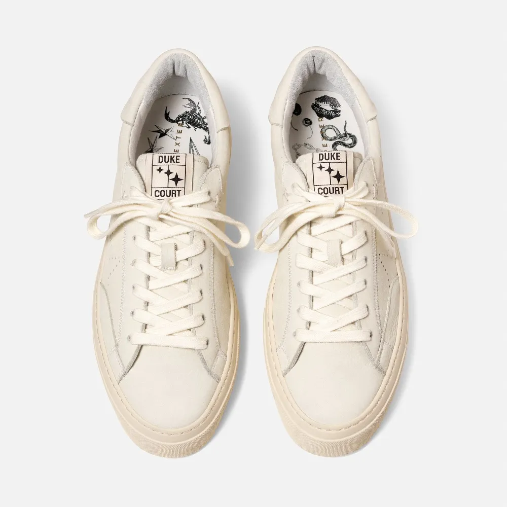 Plus Court Vintage White Sneaker - Men's - 4