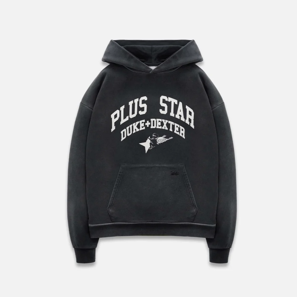Plus Washed Grey Hoodie