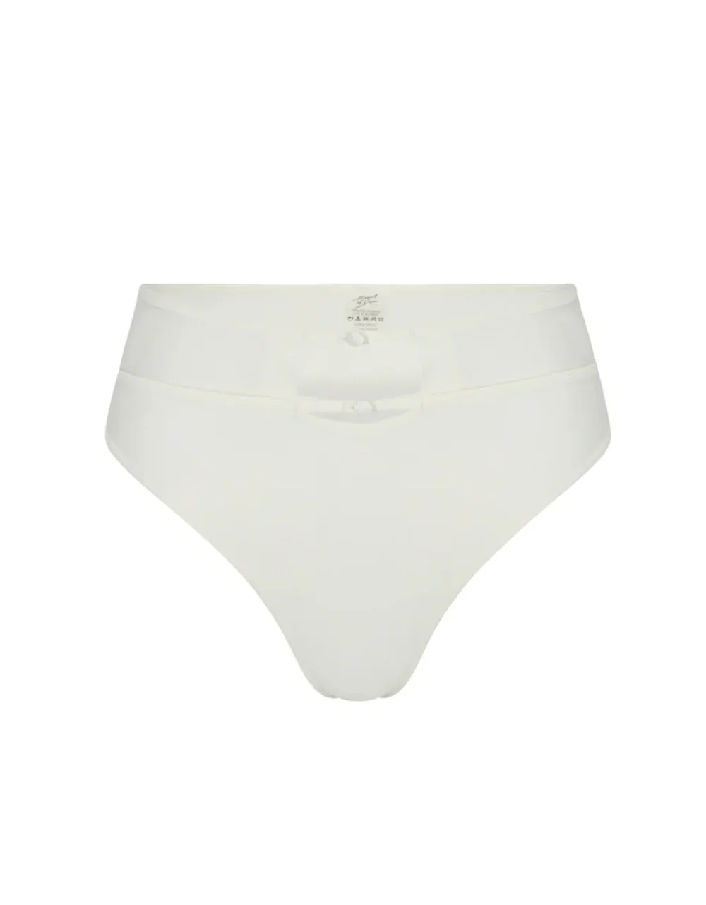 Tropez High-Waisted Bikini Bottom | Ivory