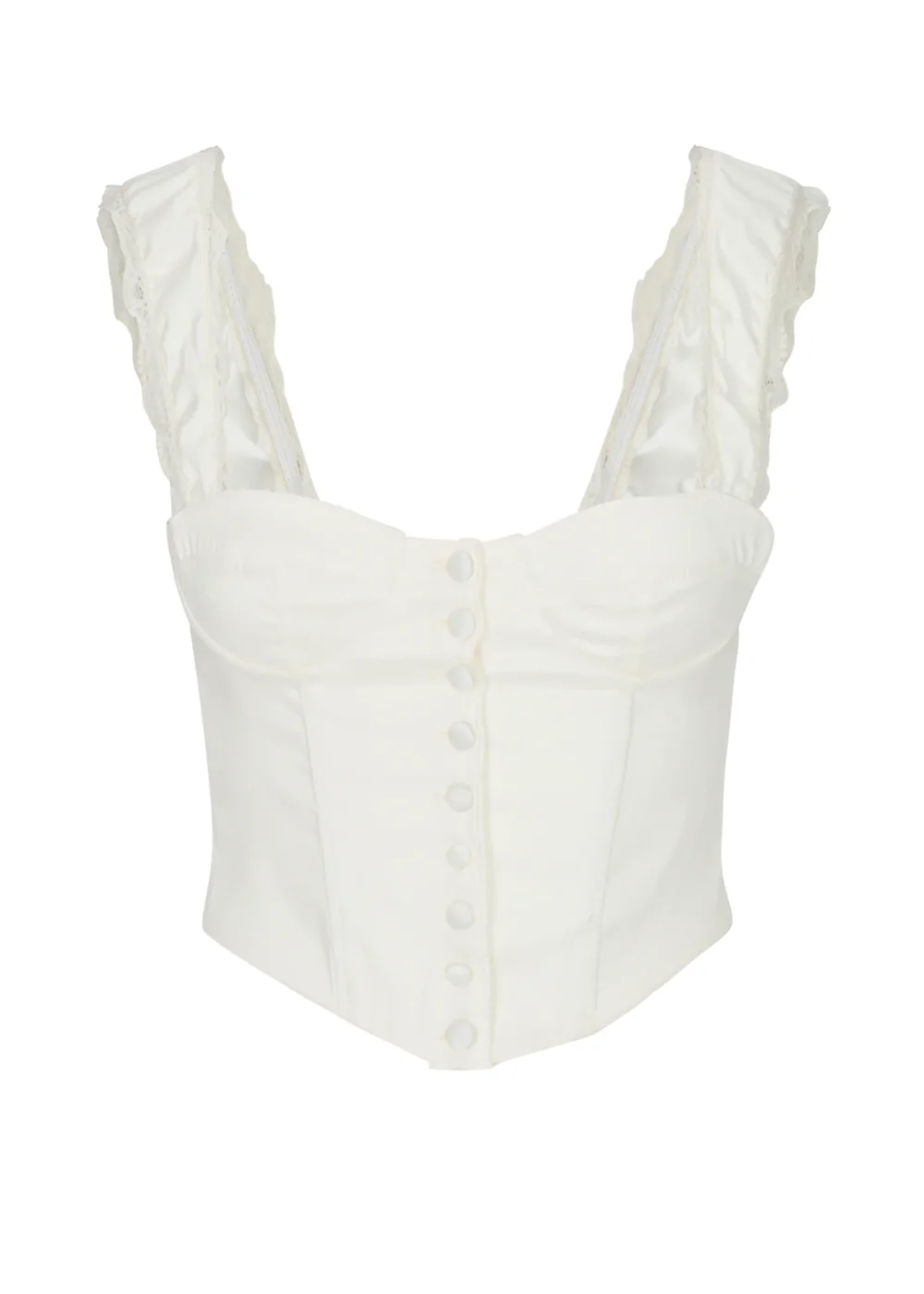 Amour Lace Up Corset | Ivory