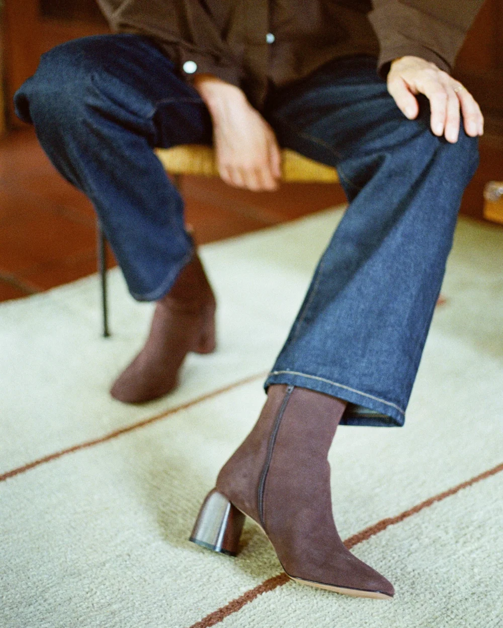 Georgia in Cocoa Suede