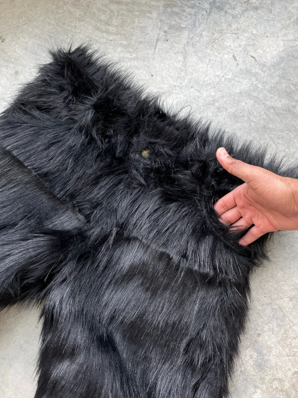 Noire Pelt Trousers - 2