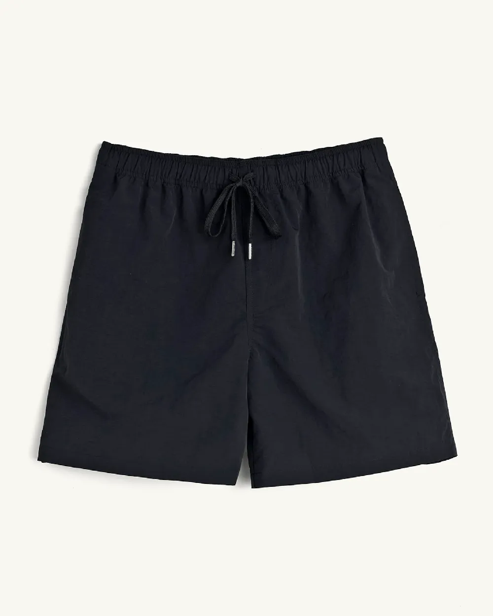 Nylon Drawstring Shorts - Black