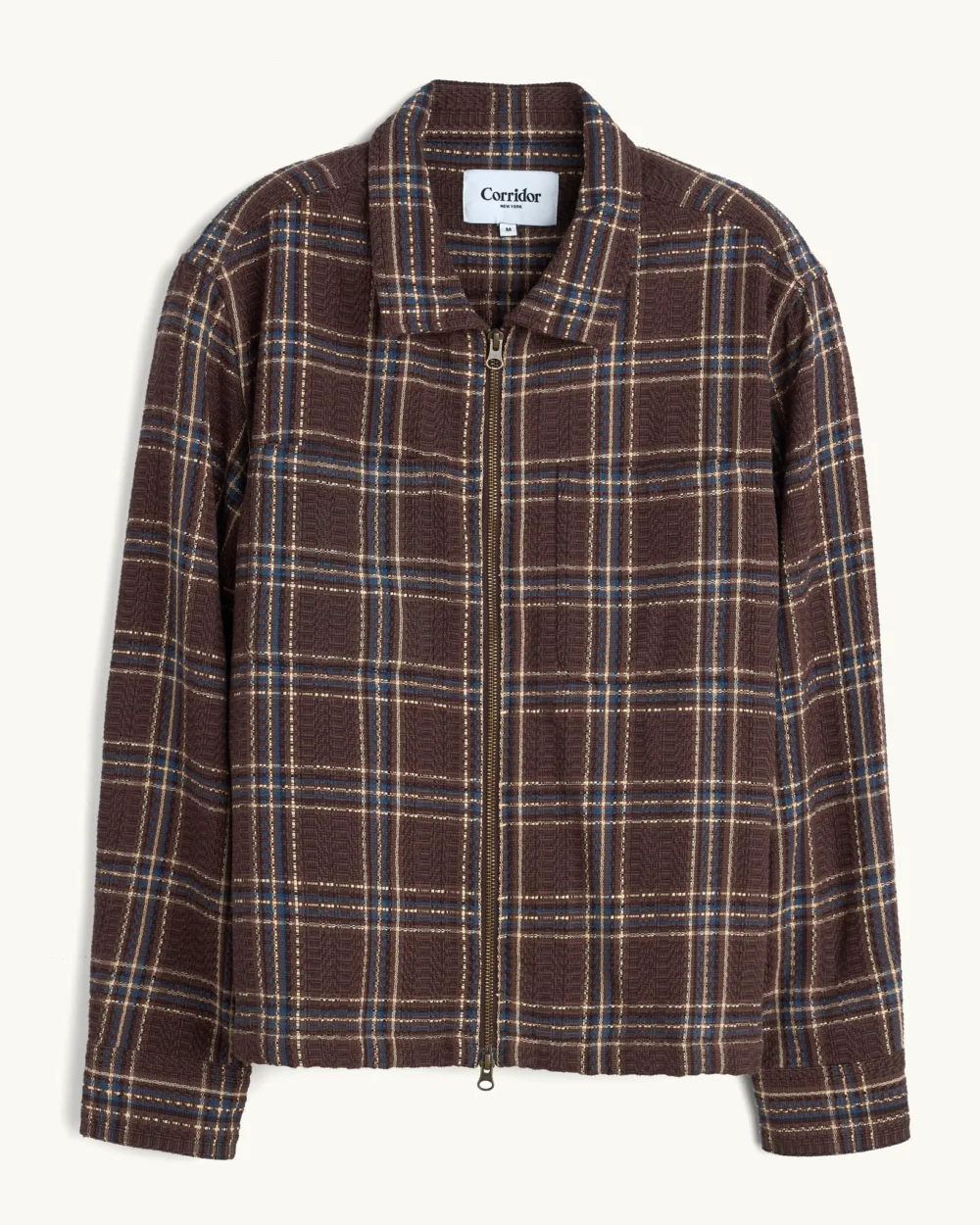 Venice Plaid Zip Shirt