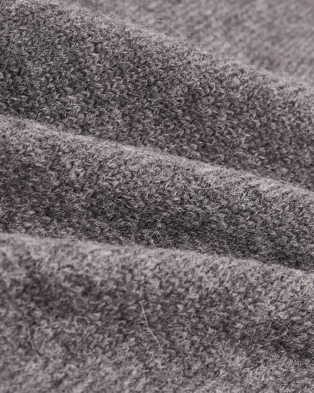 Brushed Alpaca Polo - Charcoal - 2