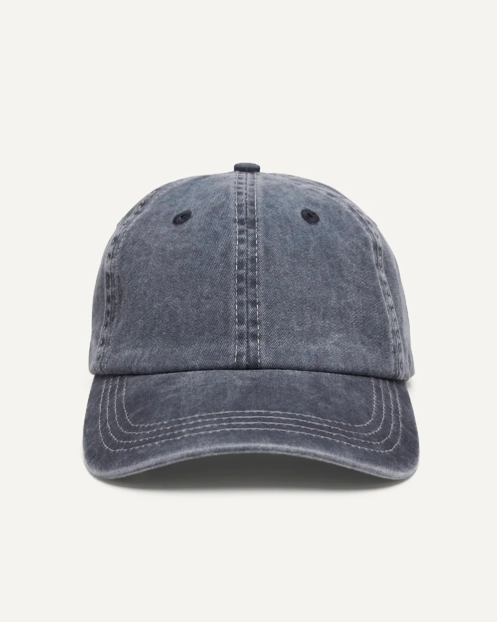Garment Washed Cap - Navy