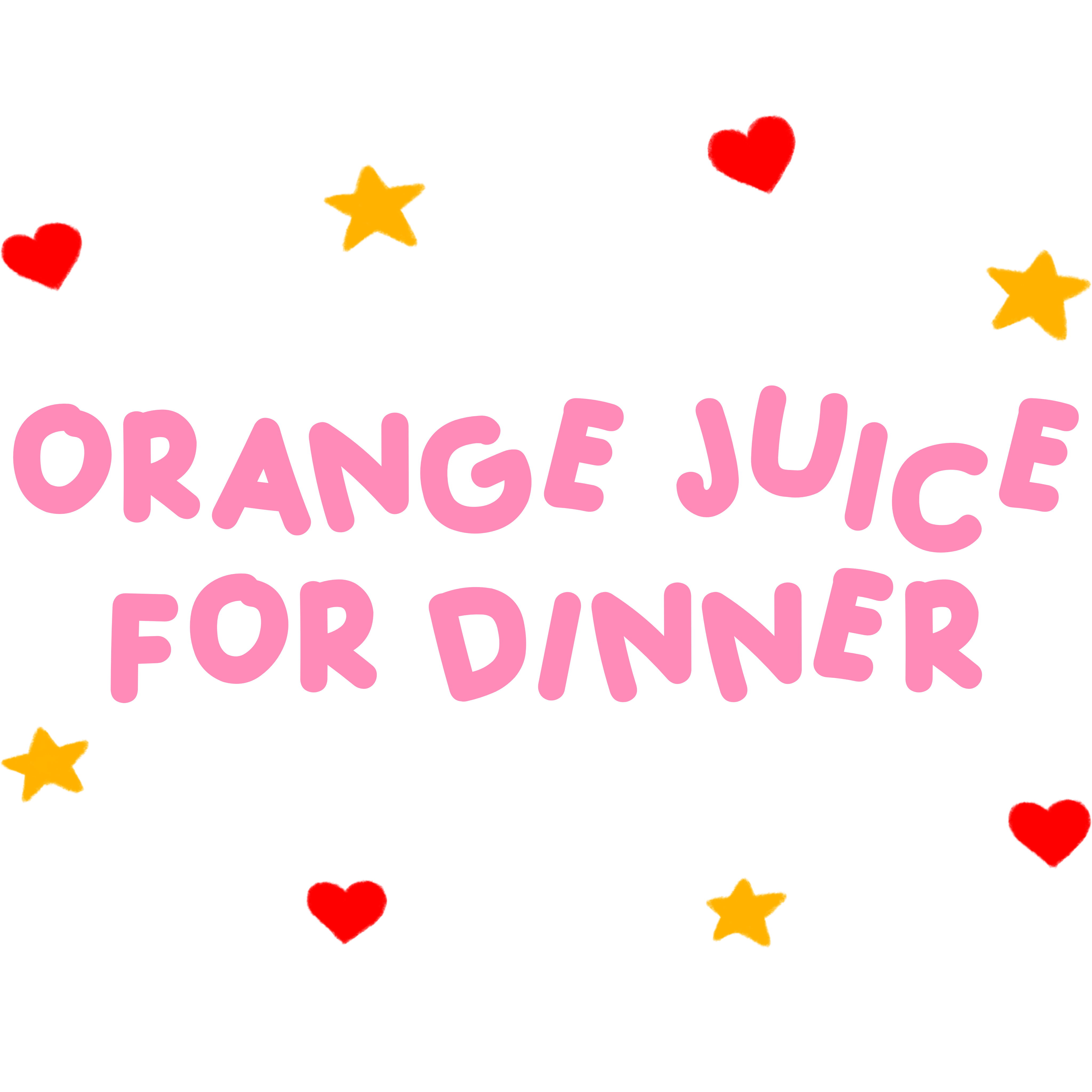 Orange Juice for Dinner