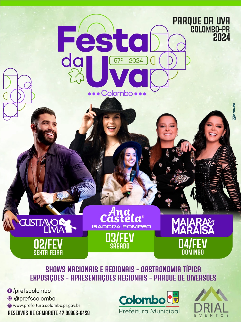 57ª Festa da Uva - Ana Castela em Colombo
