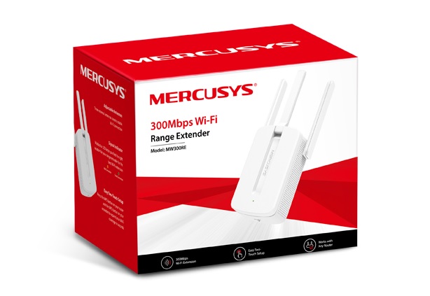 EXTENSOR WIFI MERCUSYS MWW300RE 300MBPS