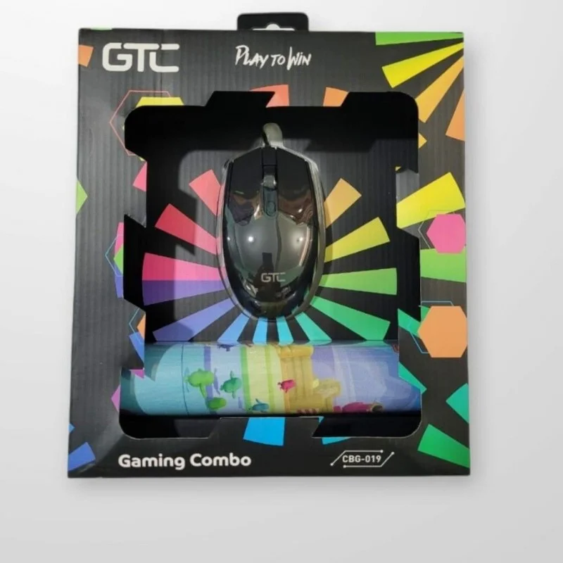 MOUSE USB GTC COMBO CON PAD CBG-019
