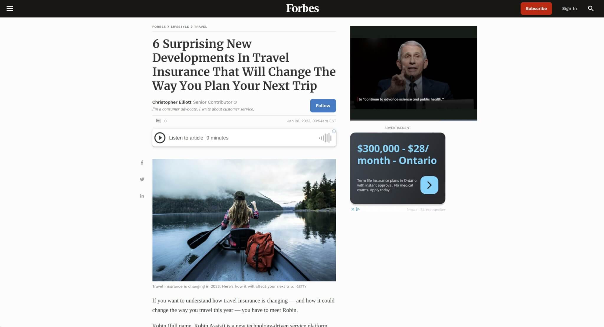 forbes.com travel insurance