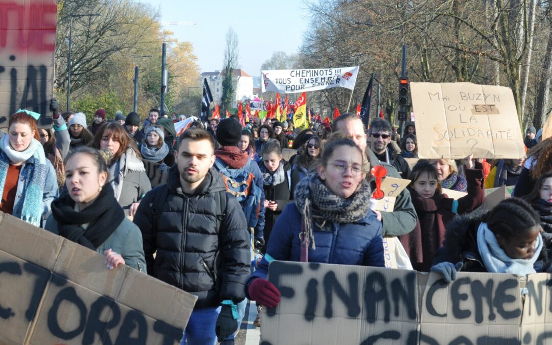 Les manifestations de 2023 sur les retraites en France