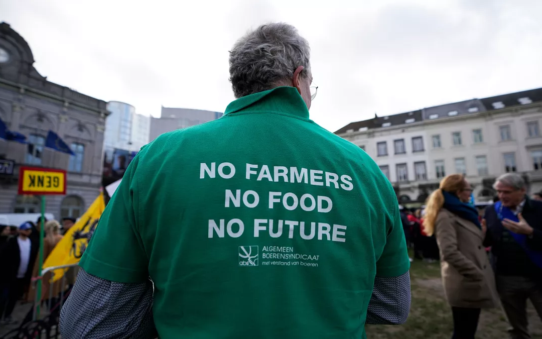 Manifestações de agricultores em toda a Europa 