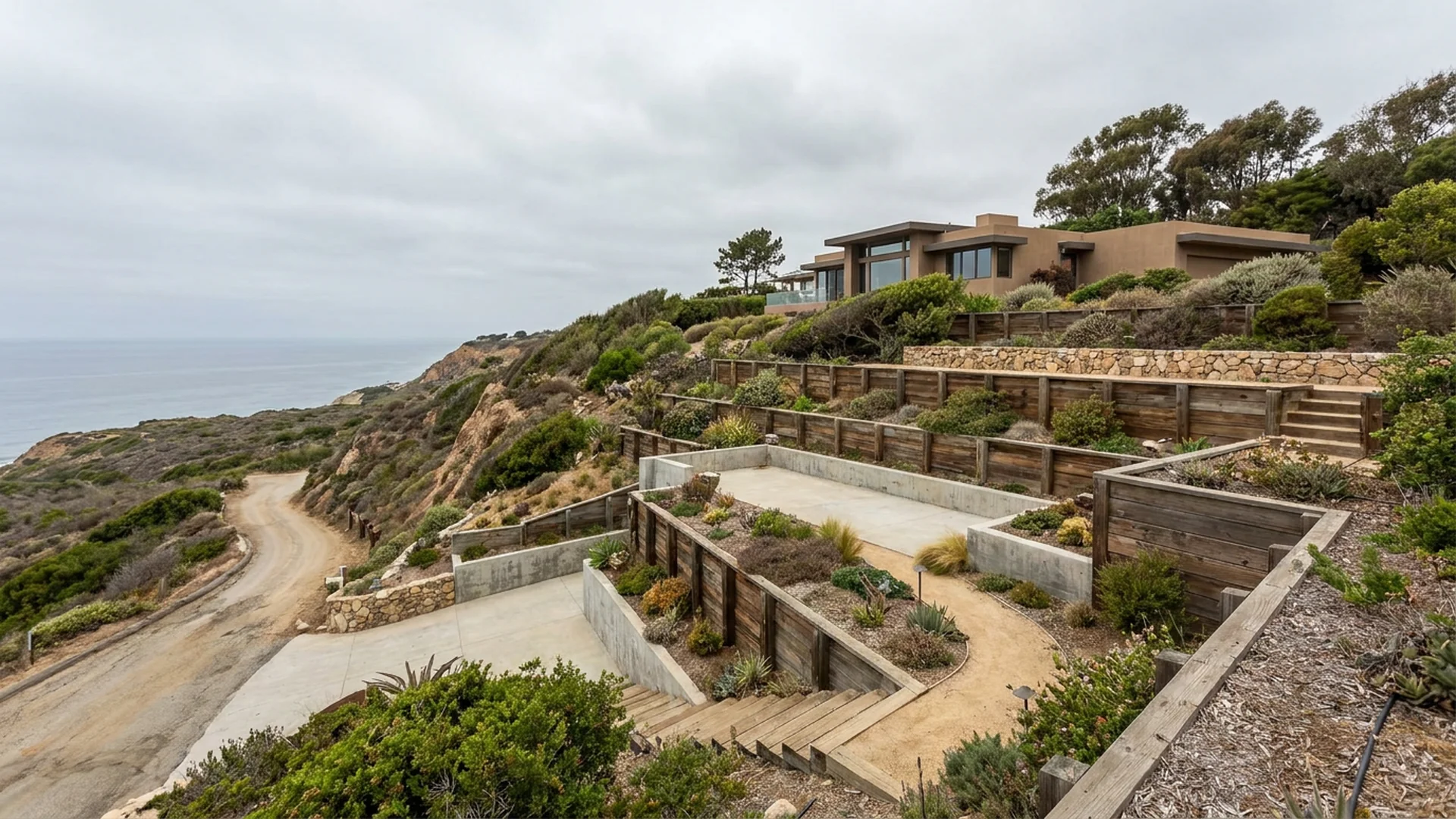 New construction — hillside lot, RPV