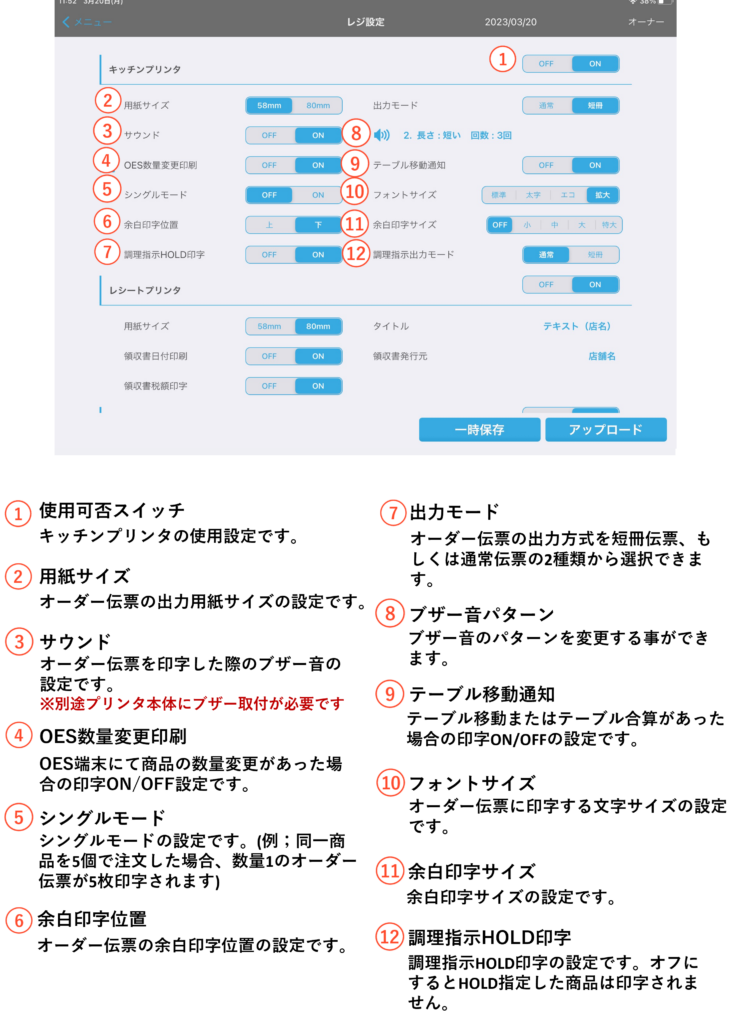 キッチンプリンタ | USENレジ ヘルプサイト