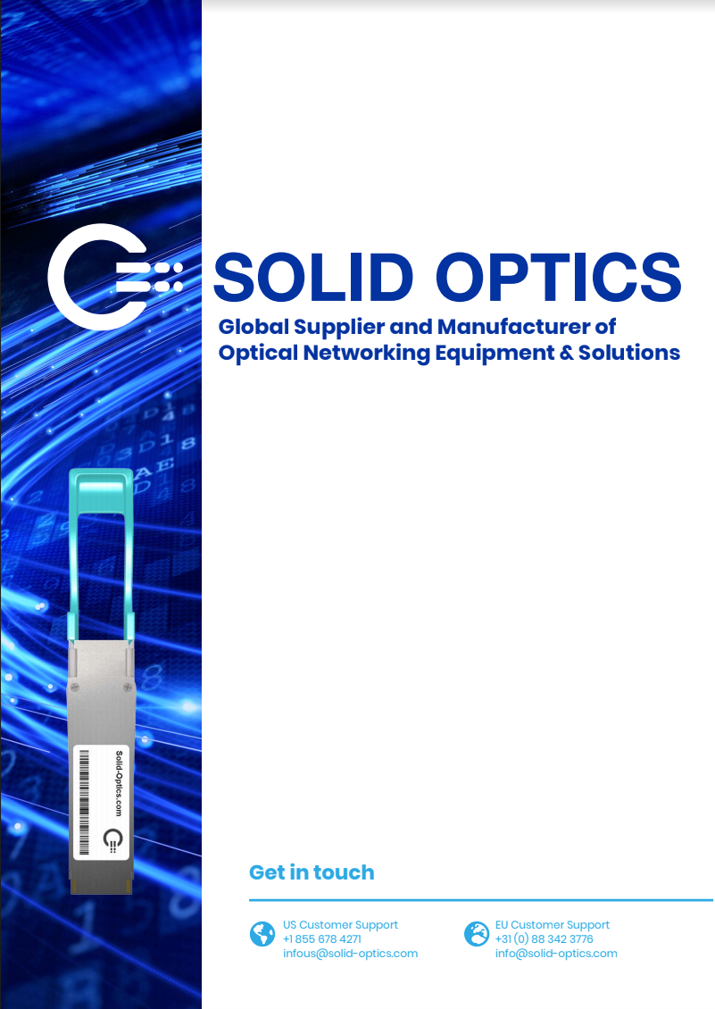 Solid Optics 2021 Product Brochure