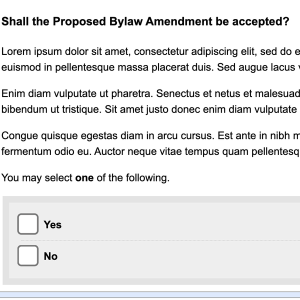bylaw question
